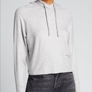 Majestic Filatures Soft Touch Crop Hoodie